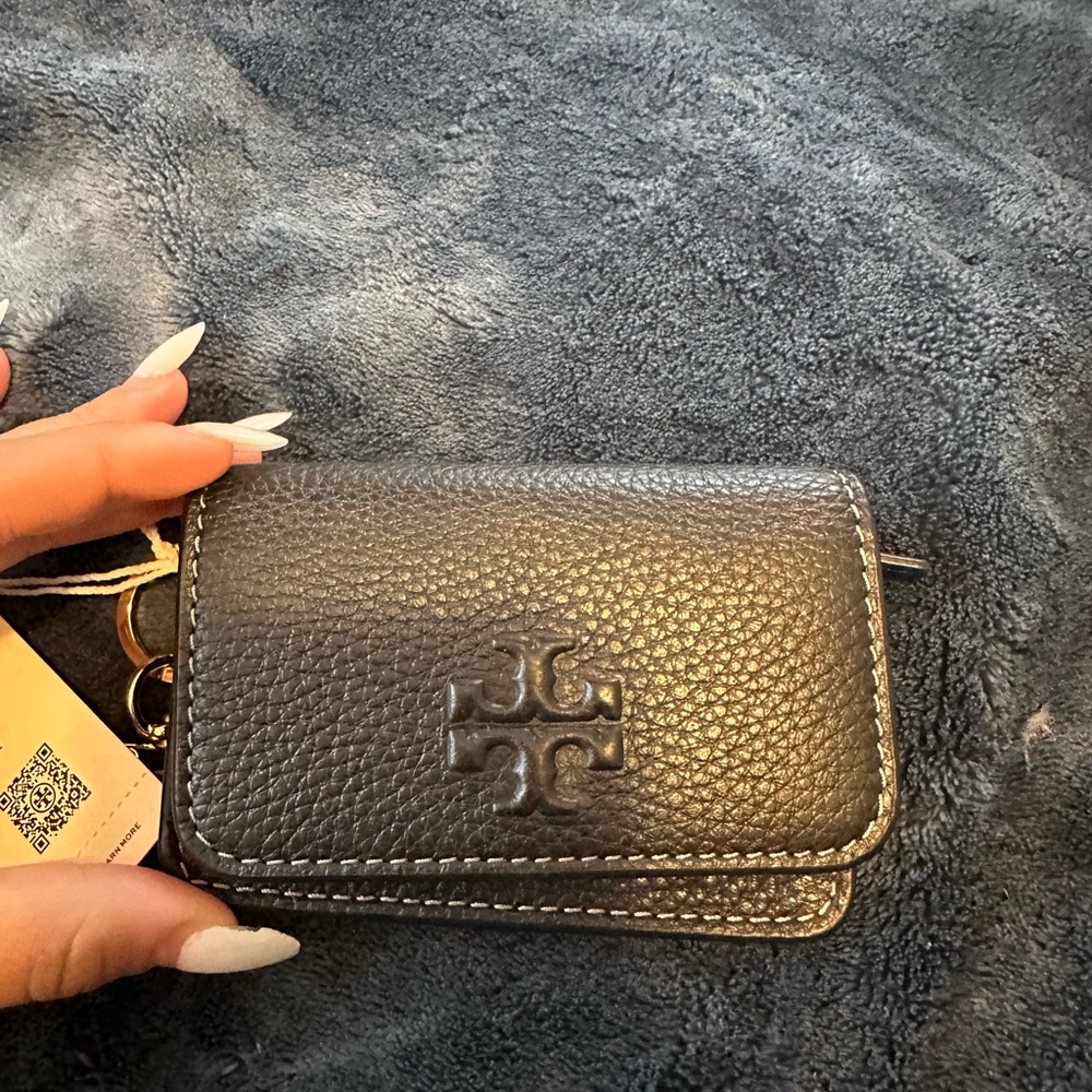 Tory Burch Black Leather Wallet